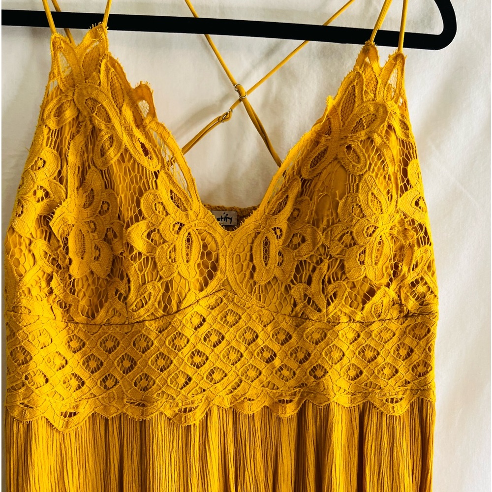 Gold Maxi Sundress